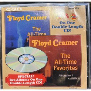 The All Time Favorites Vol 1 & 2 by Floyd Cramer On One Double Length Music CD